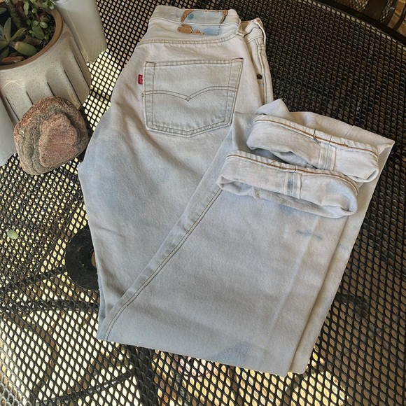 Vintage 501 Selvedge bleach/light wash 🇺🇸 denim***